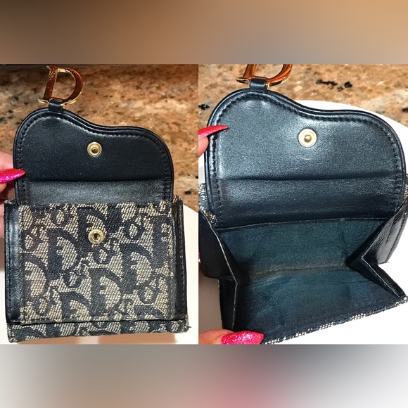 DIOR Signature Saddle Oblique Compact Trifold Wallet ๐โค๏ธโ๐ฅ๐ฅ - Picture 15 of 17